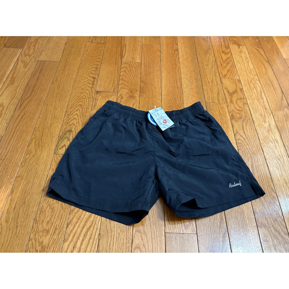 Baleaf Mens Navy Blue UPF 50+ Running Athletic Shorts with Pockets Size M New